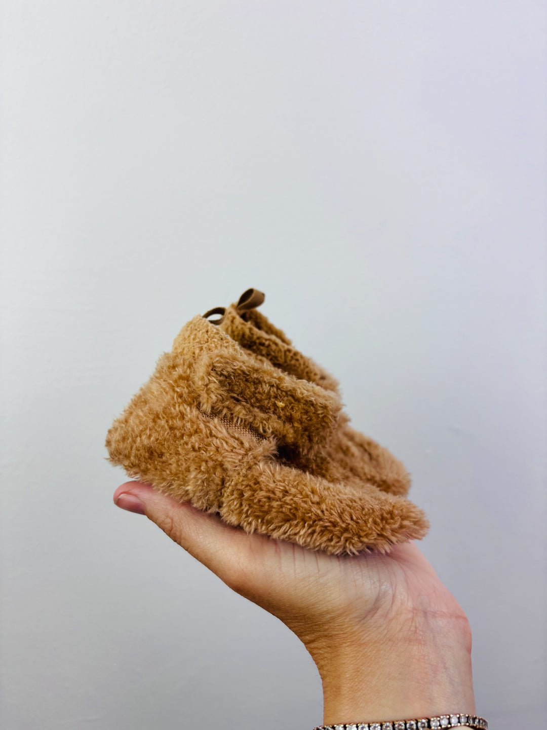 Next Tan Bunny Baby Slippers 6-12 Months