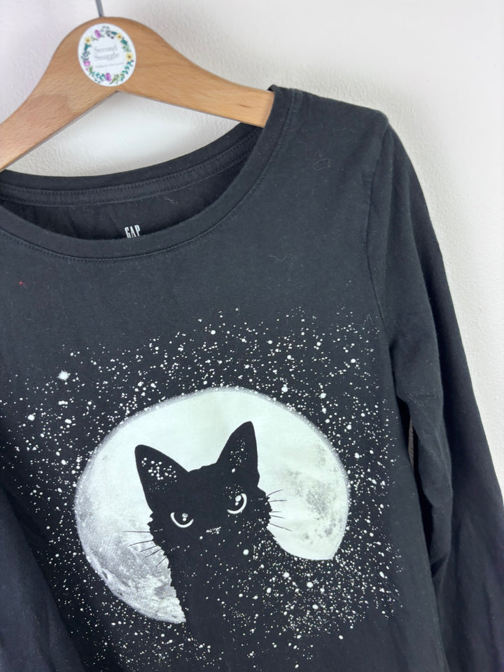 Gap Cat Long Sleeve Top L (12 Years)