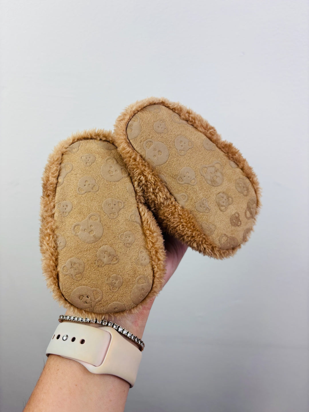 Next Tan Bunny Baby Slippers 6-12 Months