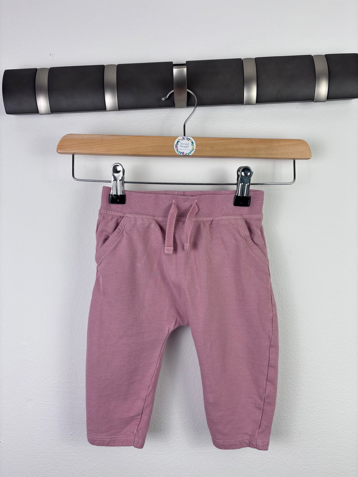 Next Pink Jogger Trousers 6–9 Months-Trousers-Second Snuggle Preloved