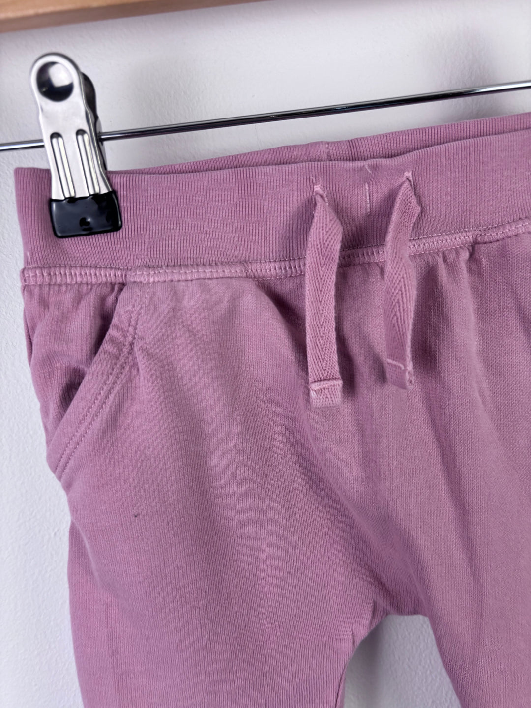 Next Pink Jogger Trousers 6–9 Months-Trousers-Second Snuggle Preloved