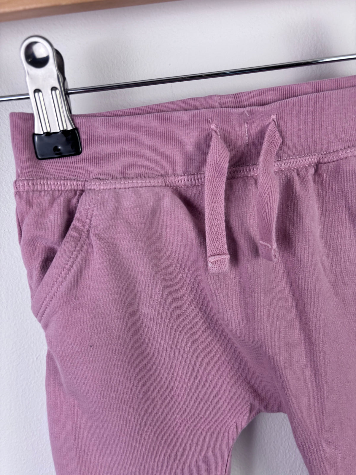 Next Pink Jogger Trousers 6–9 Months-Trousers-Second Snuggle Preloved