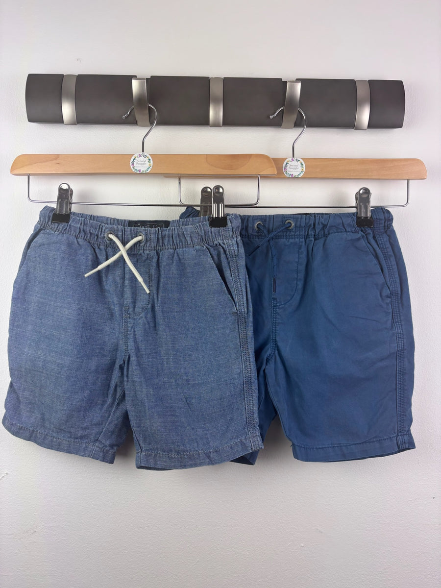 Next Blue 2 Pack Summer Shorts 6 Years-Shorts-Second Snuggle Preloved