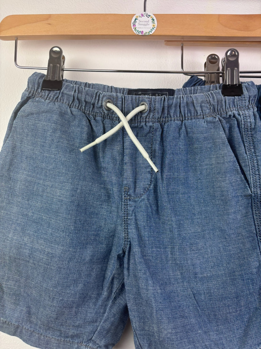 Next Blue 2 Pack Summer Shorts 6 Years-Shorts-Second Snuggle Preloved