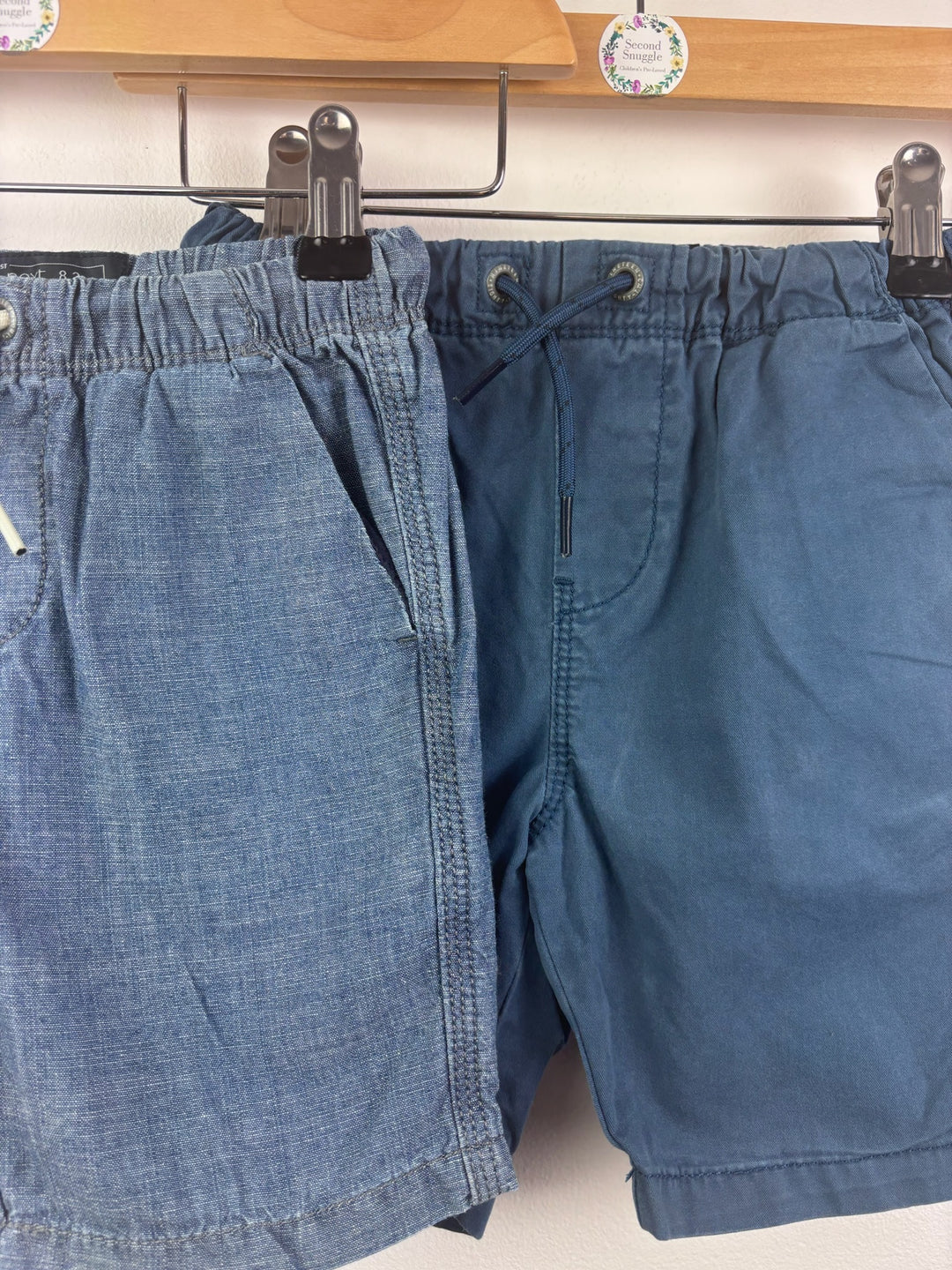 Next Blue 2 Pack Summer Shorts 6 Years-Shorts-Second Snuggle Preloved