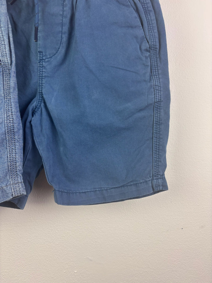Next Blue 2 Pack Summer Shorts 6 Years-Shorts-Second Snuggle Preloved