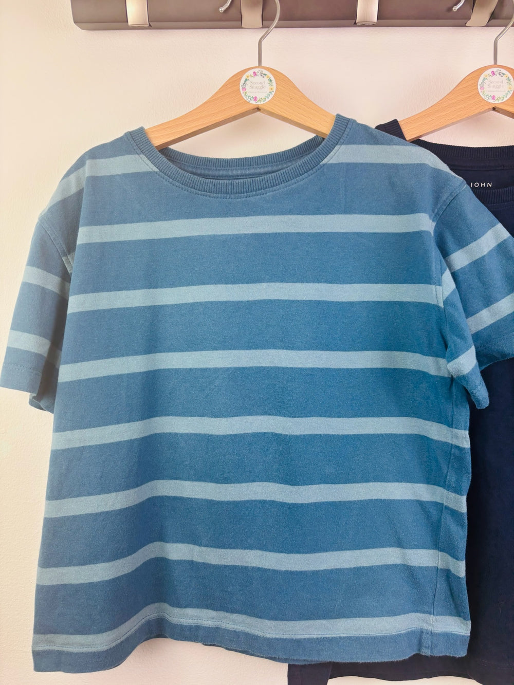 John Lewis Blue 2 Pack T-Shirts 7 Years-Tops-Second Snuggle Preloved