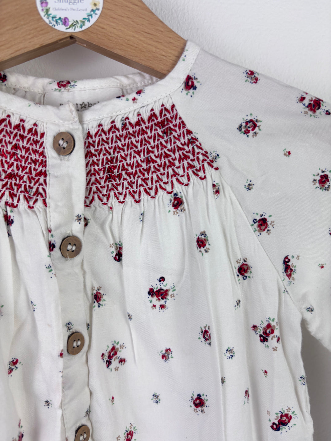 Next White and Red Top 9–12 Months-Tops-Second Snuggle Preloved