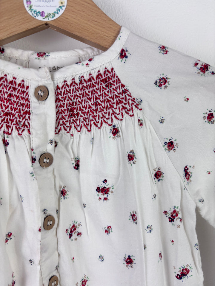 Next White and Red Top 9–12 Months-Tops-Second Snuggle Preloved