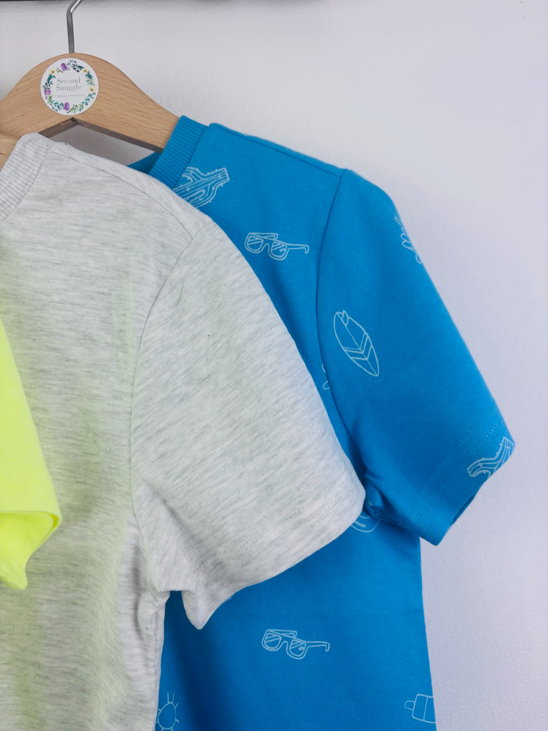 Fred & Flo 3 Pack Summer T-Shirts 6-7 Years-Tops-Second Snuggle Preloved