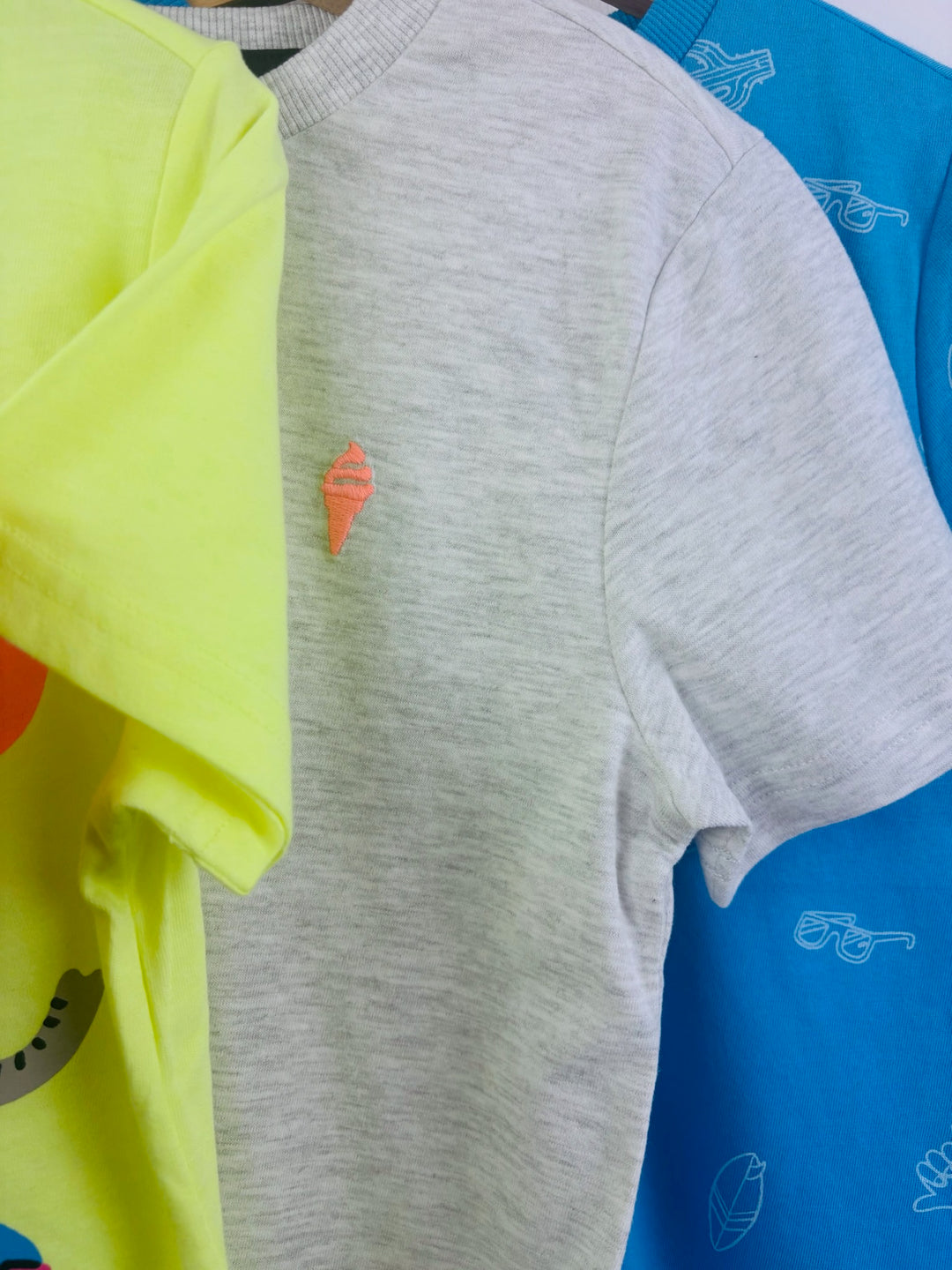 Fred & Flo 3 Pack Summer T-Shirts 6-7 Years-Tops-Second Snuggle Preloved