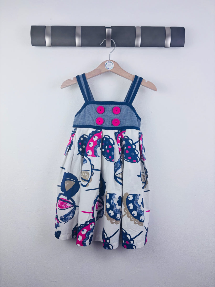 Next Butterfly Print Strappy Dress 2-3 Years-Dresses-Second Snuggle Preloved