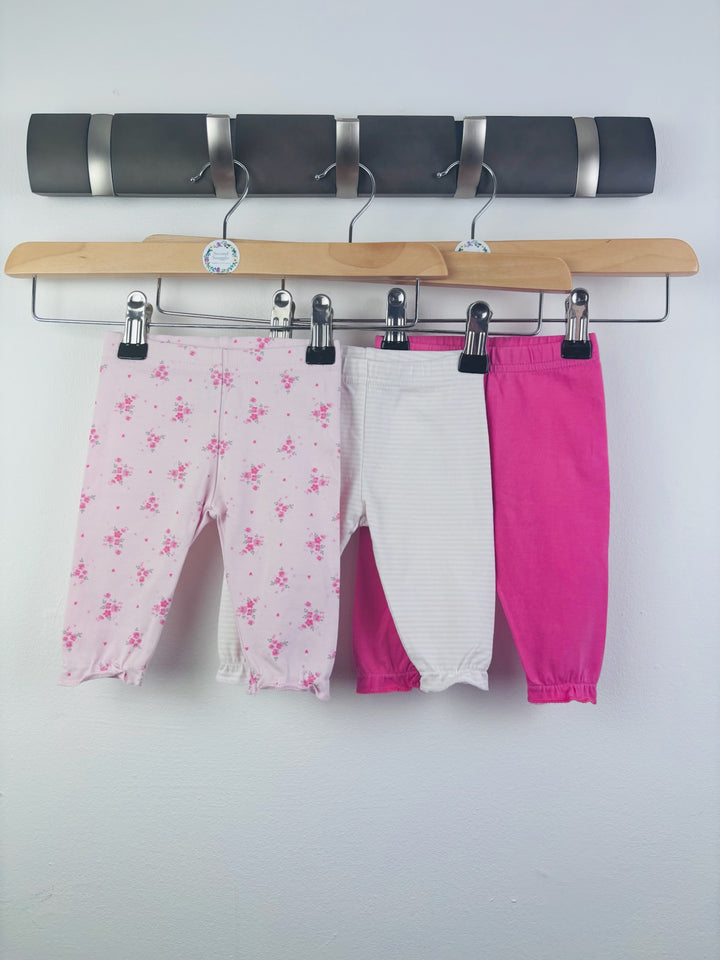 Next 3 Pack Baby Leggings Up To 3 Months-Leggings-Second Snuggle Preloved