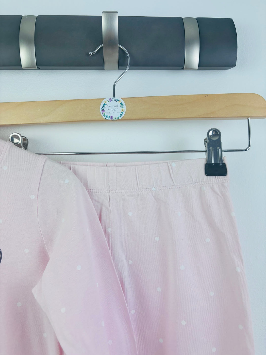 M&S Pink Bunny Pyjamas 3-4 Years-Night Wear-Second Snuggle Preloved