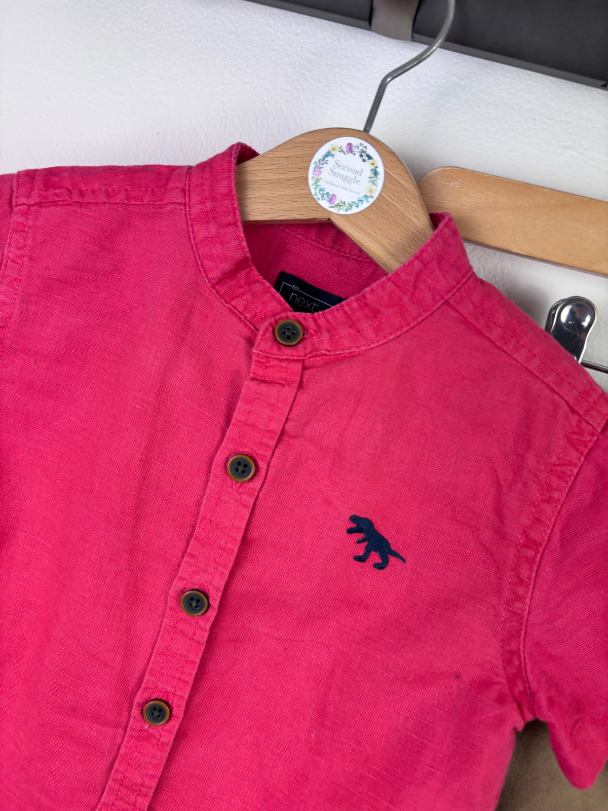 Next Pink Shirt and Beige Chinos Outfit Set 2–3 Years-Sets-Second Snuggle Preloved