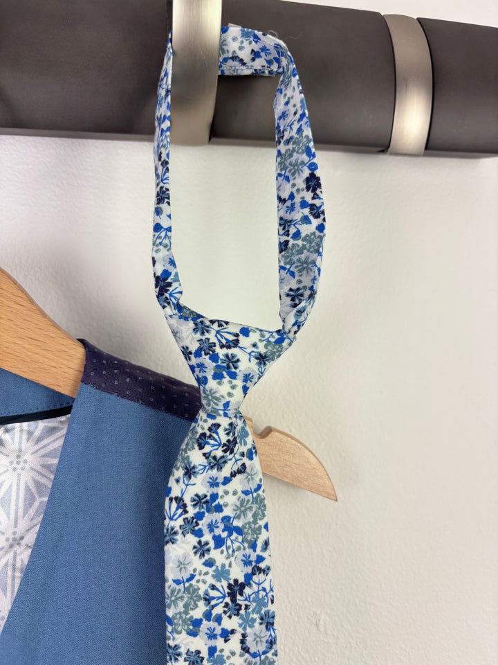 Next Blue Formal Waistcoat and Tie Set 4 Years-Suits-Second Snuggle Preloved