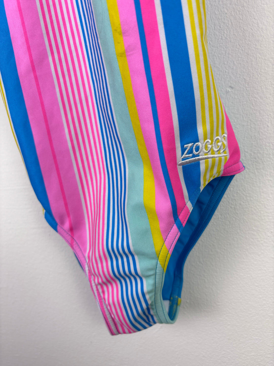 Zoggs Rainbow Stripe Swimsuit 4 Years-Swimming-Second Snuggle Preloved