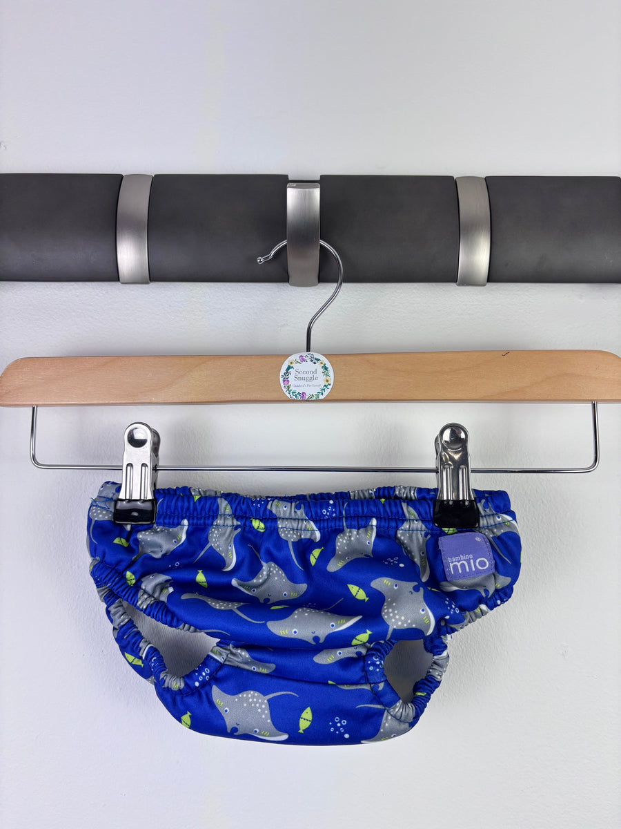 Bambino Mio Blue Stingray Reusable Swim Nappy 12–15kg-Swimming-Second Snuggle Preloved