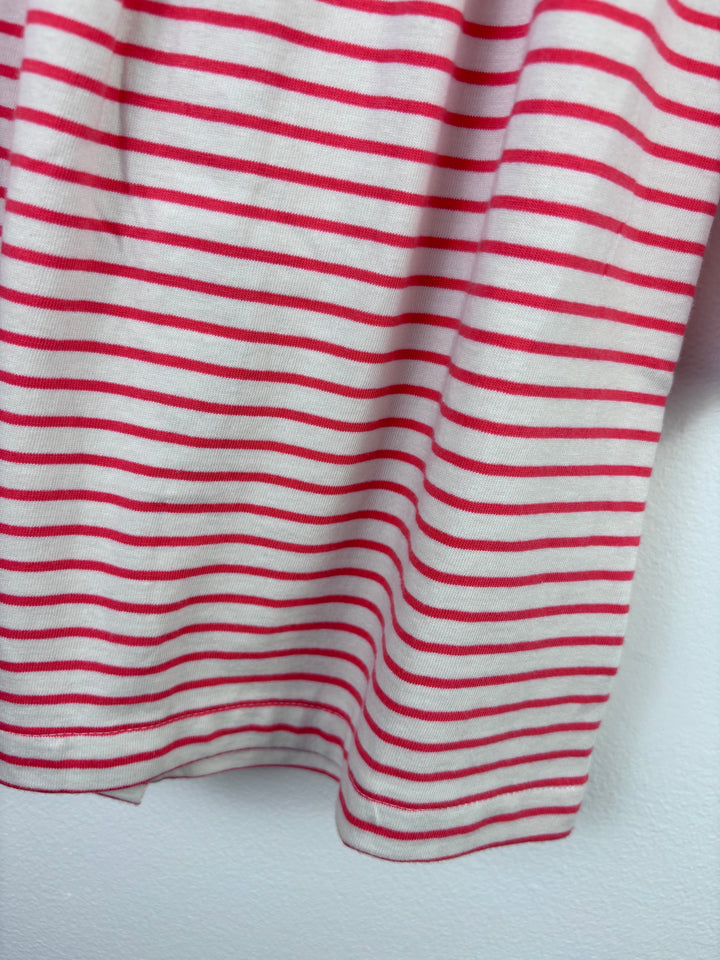 Baby Boden Red and Cream Stripe Long Sleeve Dress 2–3 Years-Dresses-Second Snuggle Preloved
