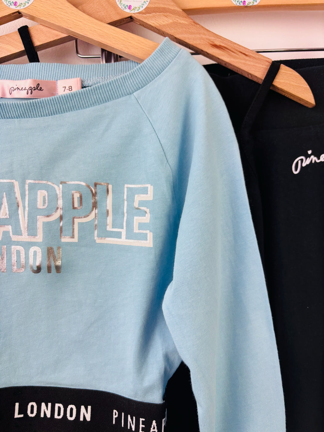 Pineapple London Blue Top and Leggings Set 7-8 Years-Sets-Second Snuggle Preloved