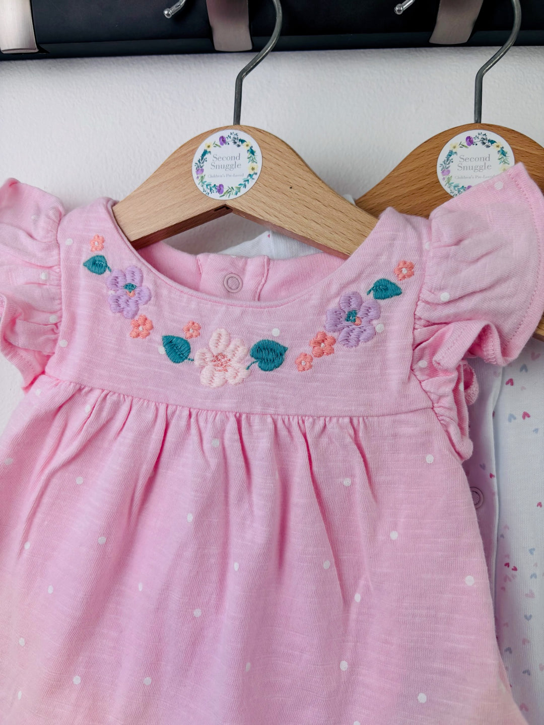 White Company M&S Baby Dress and Romper Bundle Newborn-Sets-Second Snuggle Preloved