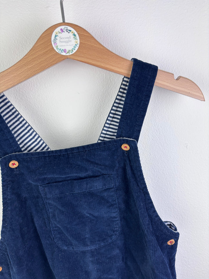 The Little White Company Navy Corduroy Dungarees 4–5 Years-Dungarees-Second Snuggle Preloved