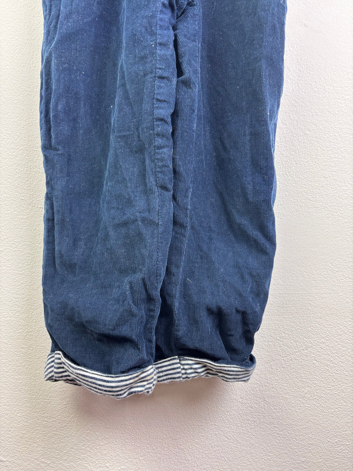 The Little White Company Navy Corduroy Dungarees 4–5 Years-Dungarees-Second Snuggle Preloved