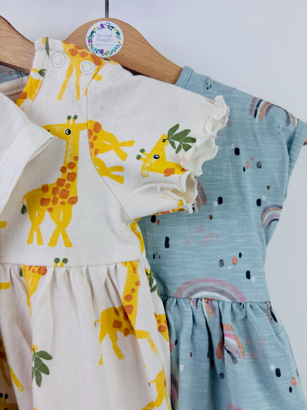 Next M&S Blue Zoo 4 Piece Baby Dress Bundle 9-12 Months-Dresses-Second Snuggle Preloved