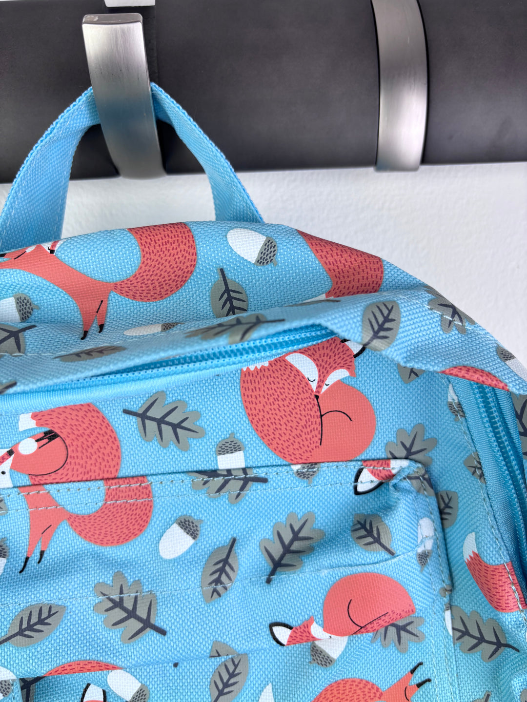 Rex London Blue Fox Print Kids Backpack-Bags-Second Snuggle Preloved
