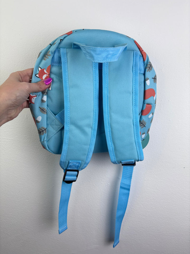 Rex London Blue Fox Print Kids Backpack-Bags-Second Snuggle Preloved