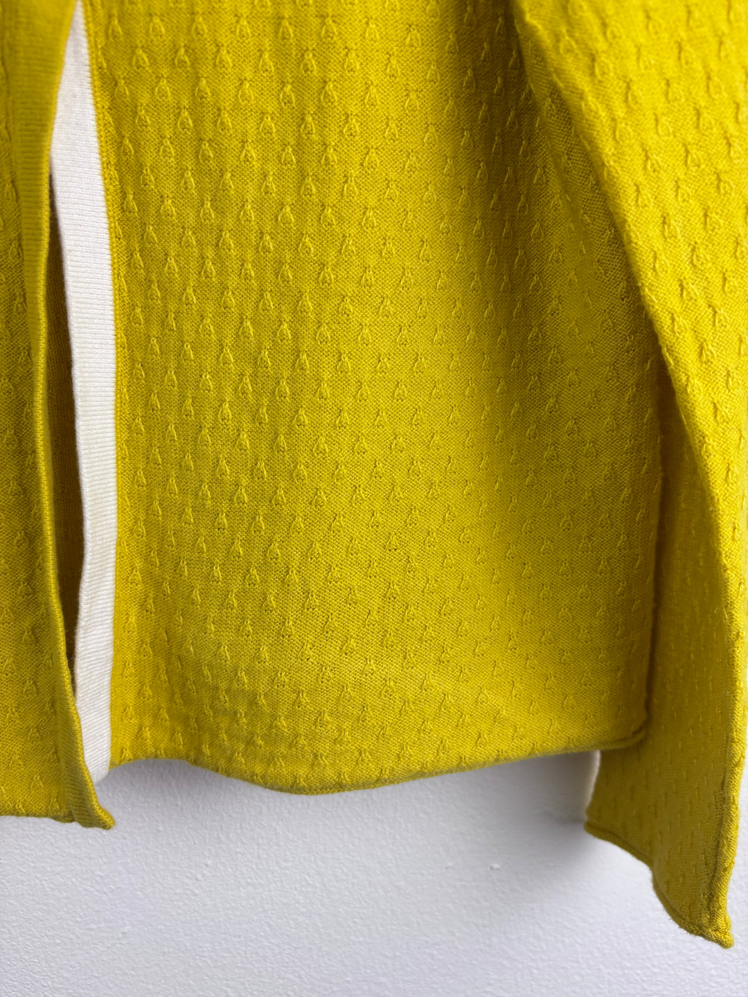 Mini Boden Mustard Yellow Textured Cardigan 6–7 Years-Cardigans-Second Snuggle Preloved
