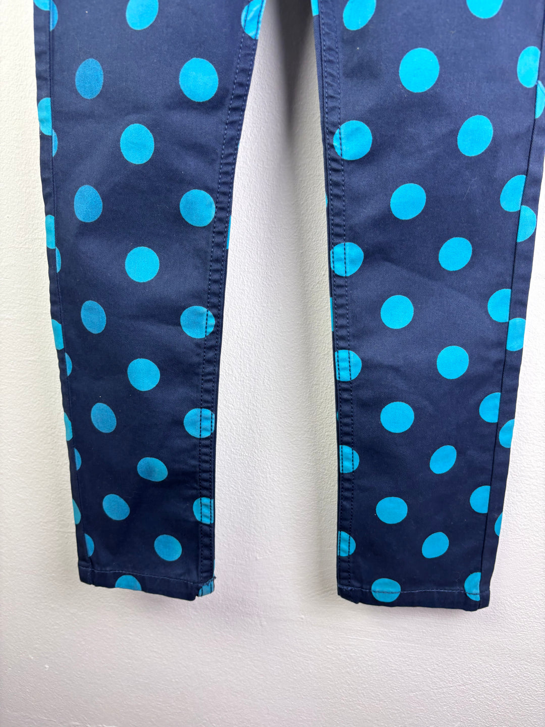 Frugi Navy Blue Spot Print Skinny Jeans 6–7 Years