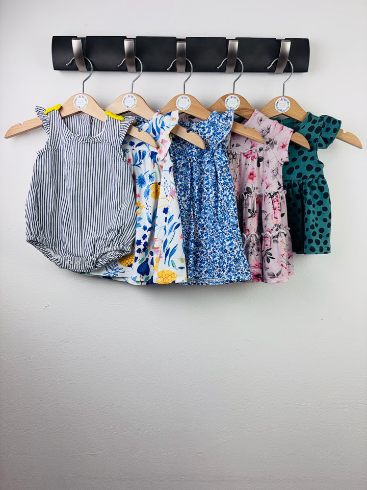 Next 5 Piece Newborn Dress and Romper Bundle Up To 1 Month-Bundle-Second Snuggle Preloved