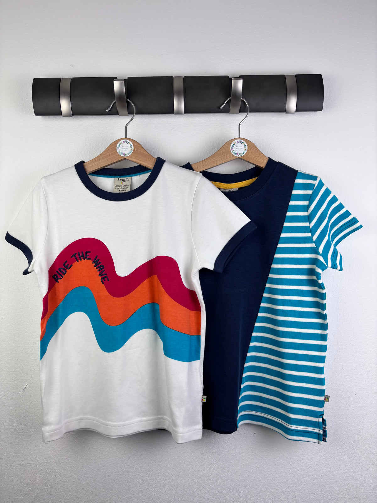 Frugi Organic Cotton Short Sleeve T-Shirt Set-Tops-Second Snuggle Preloved
