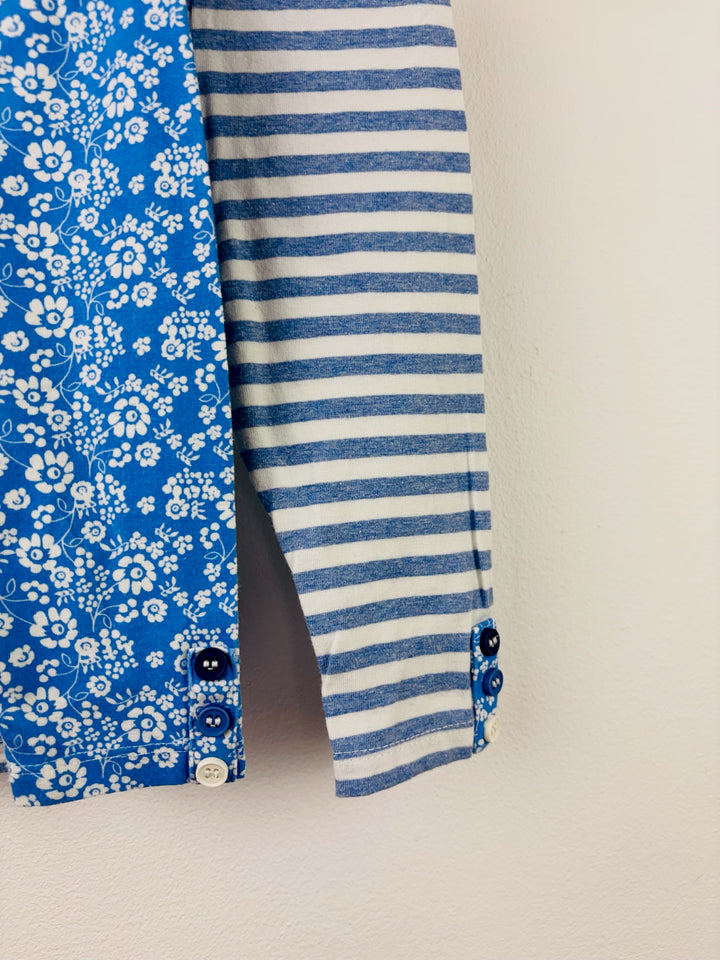 Mini Club Floral & Stripe Leggings 0-3 Months-Leggings-Second Snuggle Preloved