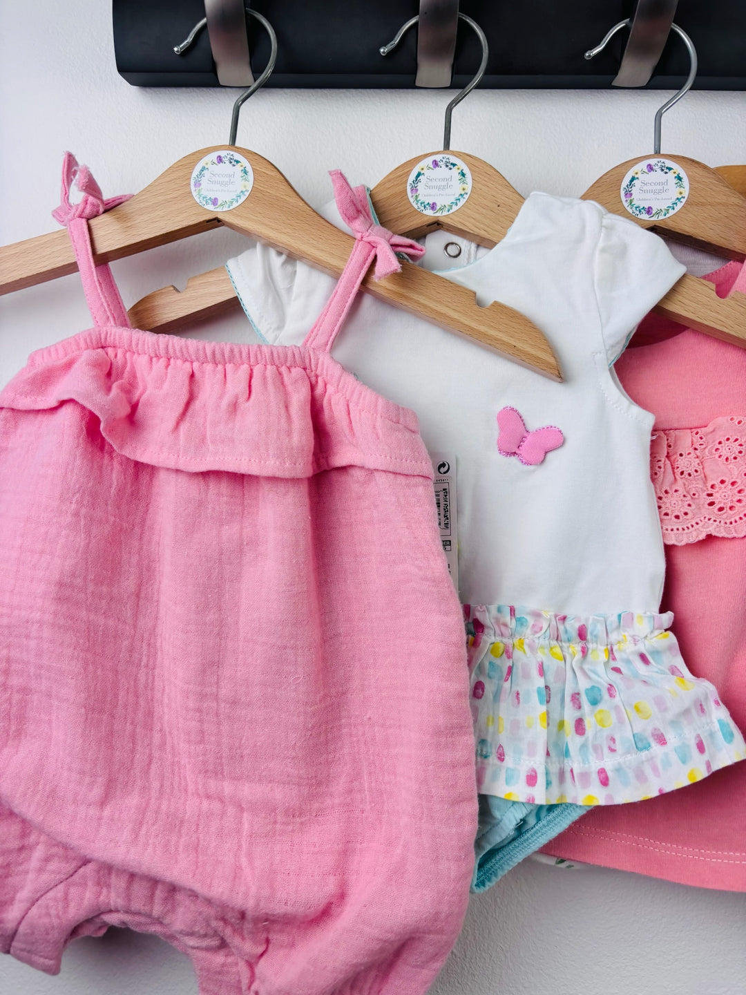 5 Piece Baby Girl Bundle Up To 1 Month-Bundle-Second Snuggle Preloved