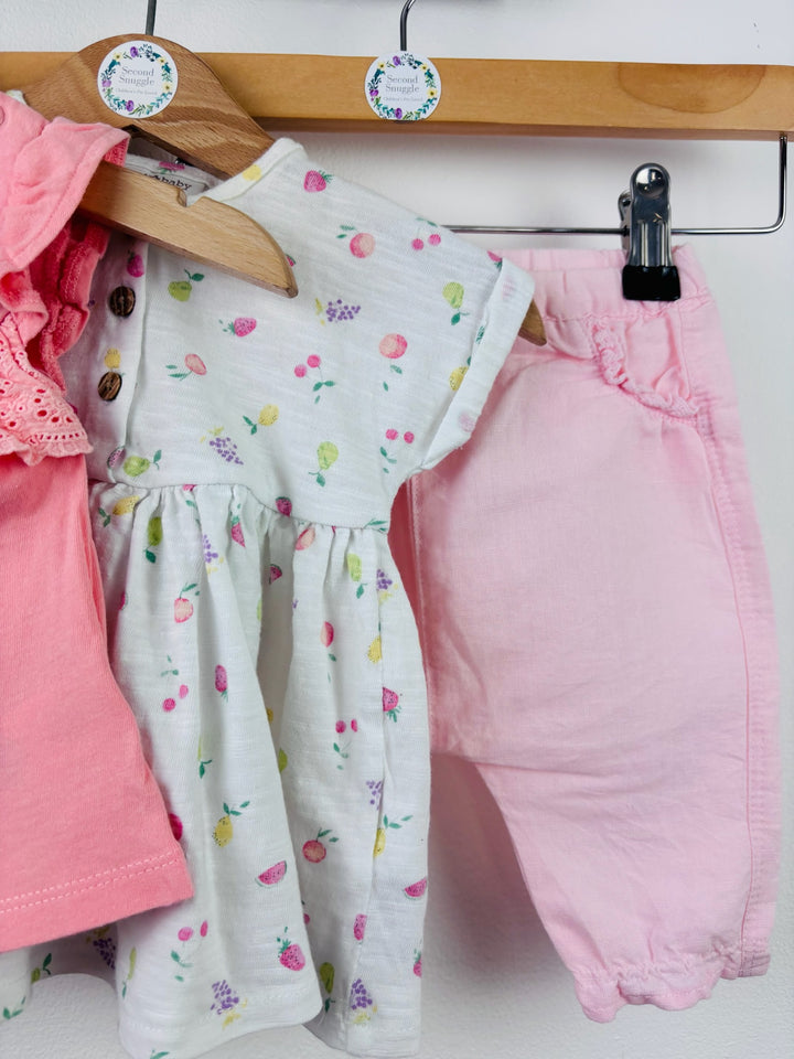 5 Piece Baby Girl Bundle Up To 1 Month-Bundle-Second Snuggle Preloved
