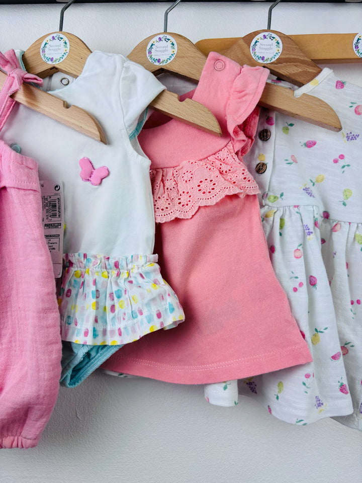 5 Piece Baby Girl Bundle Up To 1 Month-Bundle-Second Snuggle Preloved