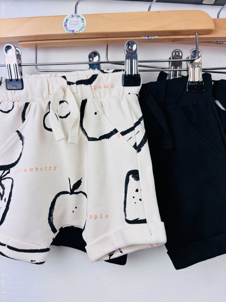 George 3 Pack Baby Shorts 0-3 Months-Shorts-Second Snuggle Preloved