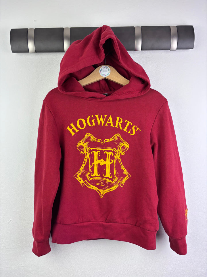 Harry Potter Hogwarts Crest Hoodie Burgundy 5-6 Years-Hoodies-Second Snuggle Preloved