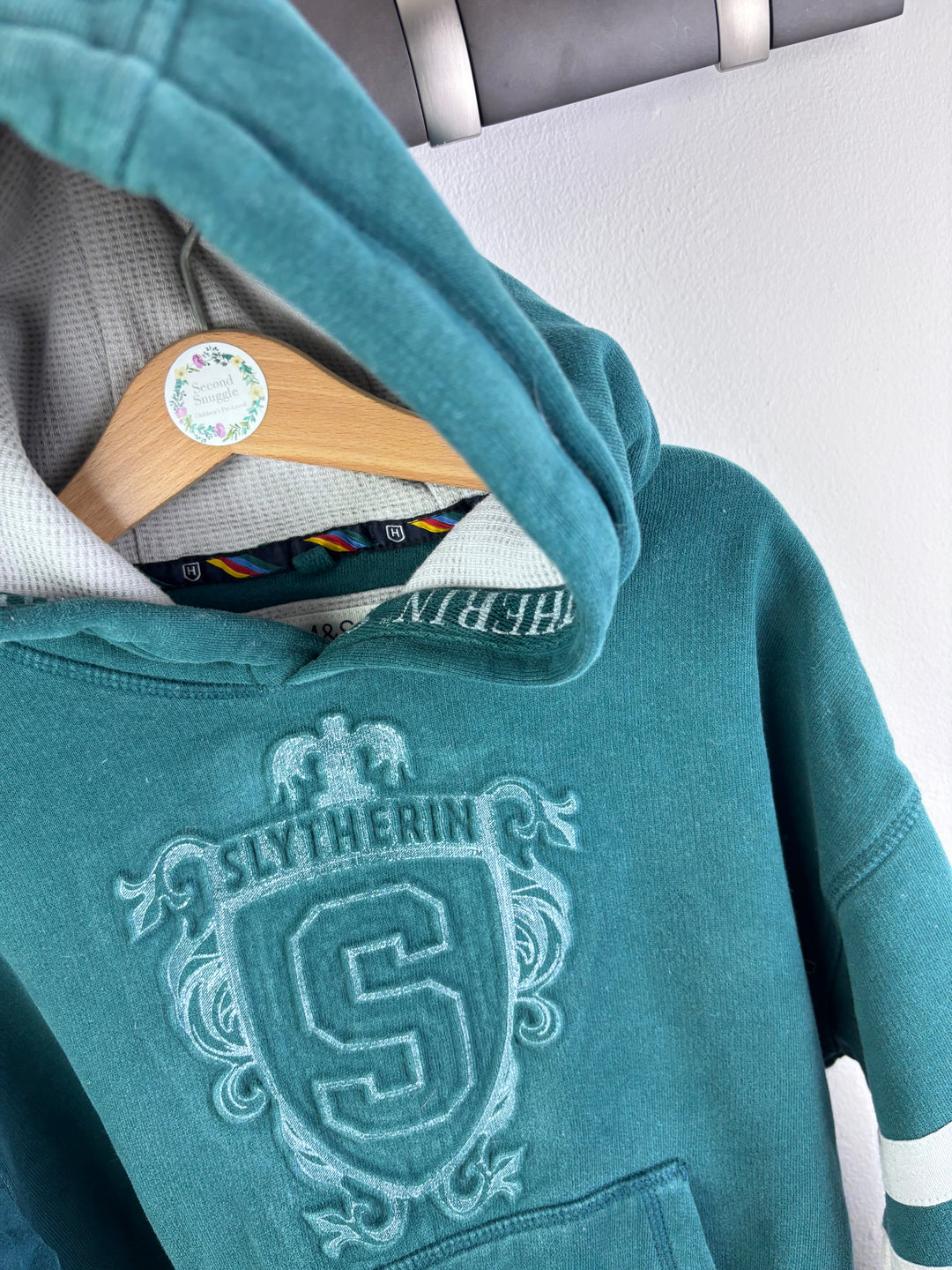 M&S Slytherin Hoodie 5–6 Years-Hoodies-Second Snuggle Preloved