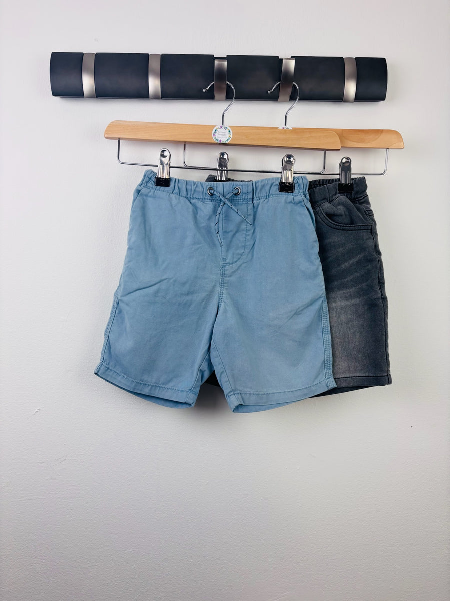 Next Blue and Grey Shorts Bundle 6 Years-Shorts-Second Snuggle Preloved