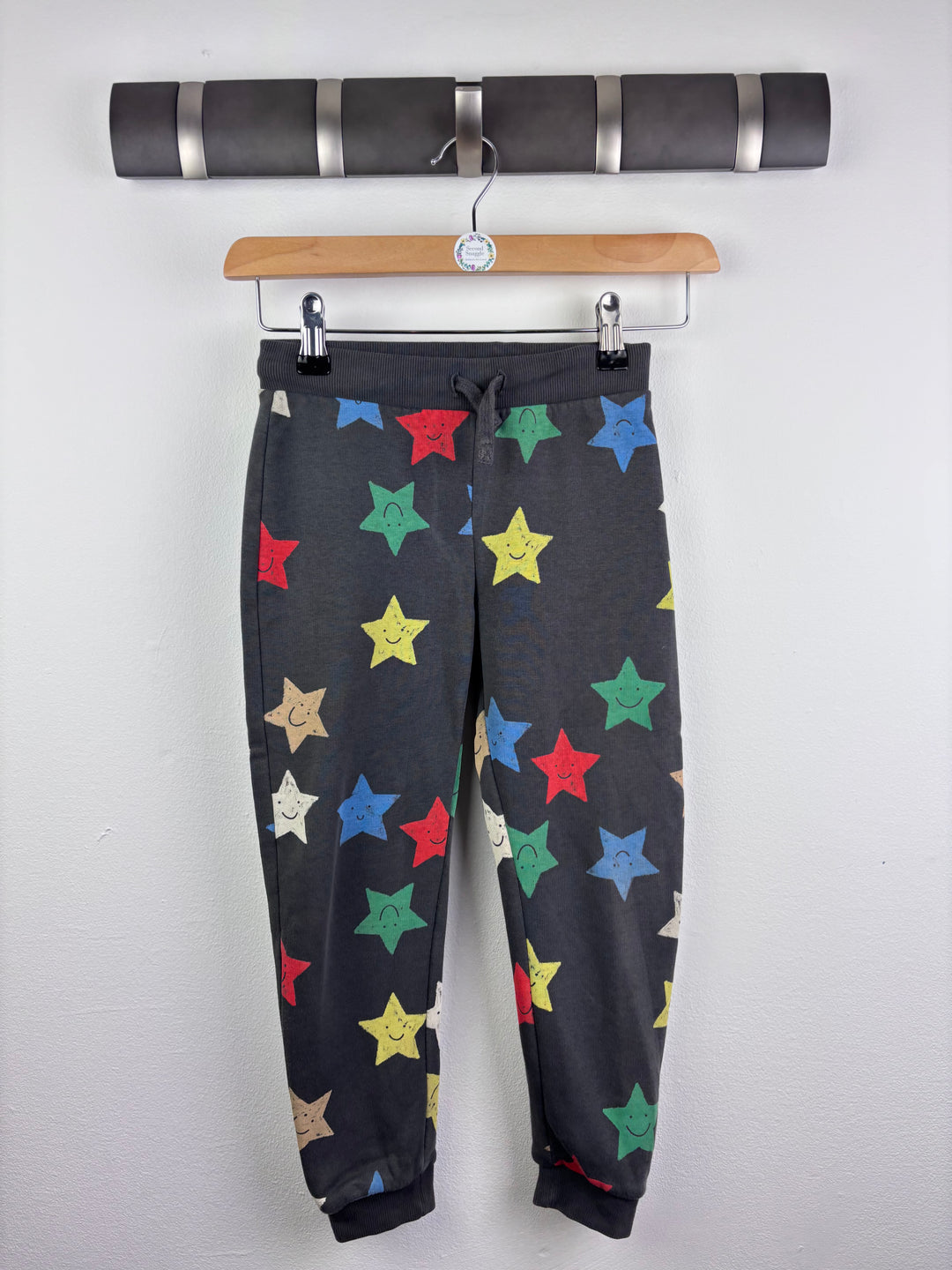 M&S Star Print Joggers 5–6 Years-Trousers-Second Snuggle Preloved