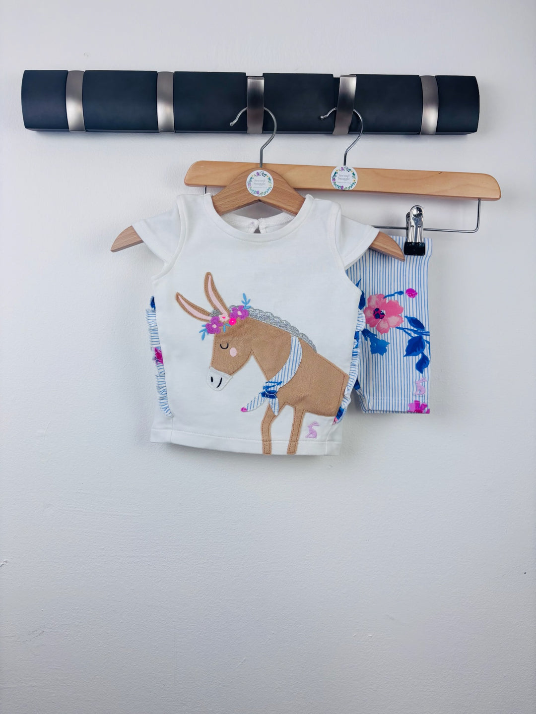 Joules Happy Hoppy Bunny T-Shirt Up to 1 Month