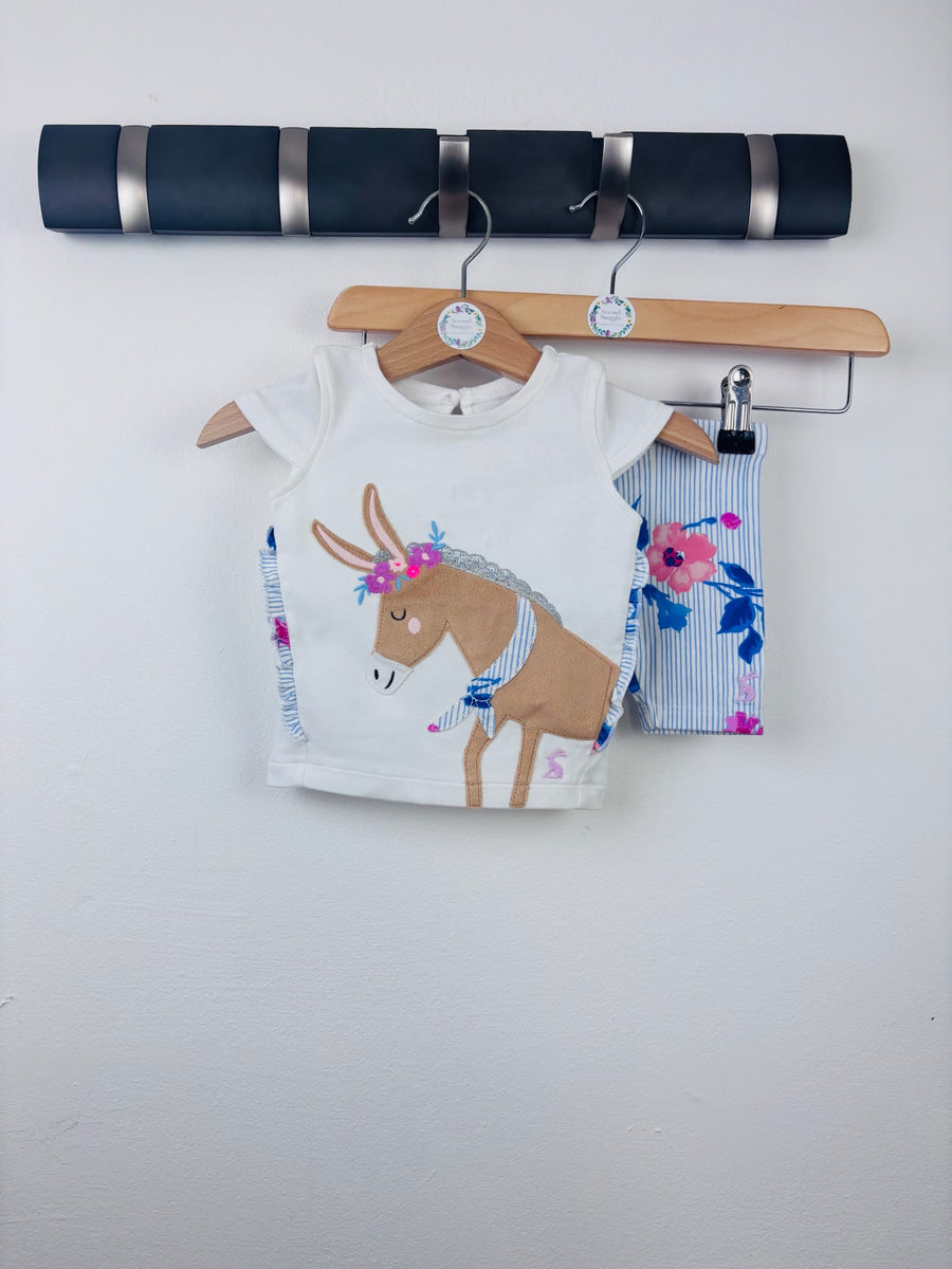 Joules Happy Hoppy Bunny T-Shirt Up to 1 Month-Sets-Second Snuggle Preloved