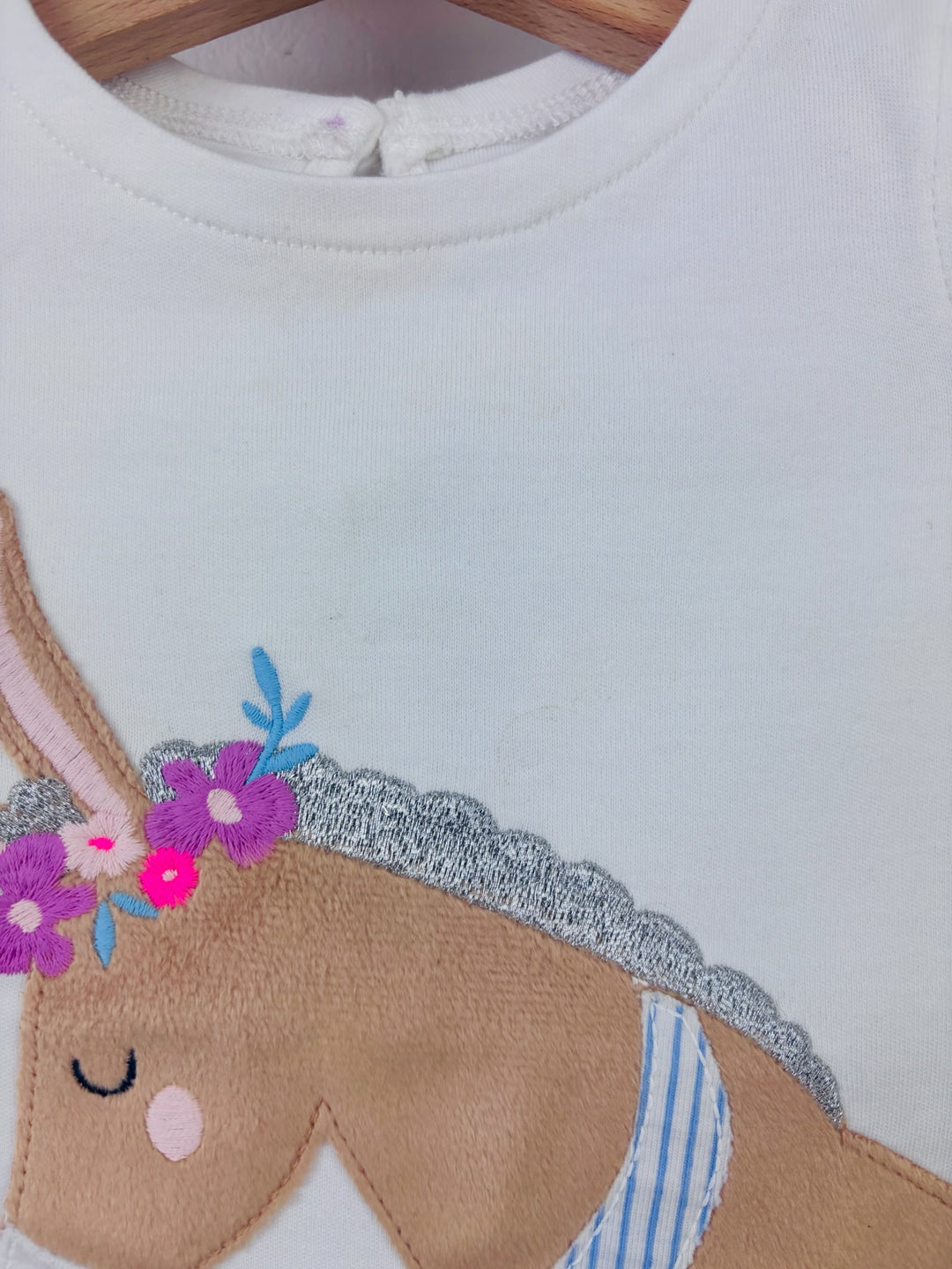 Joules Happy Hoppy Bunny T-Shirt Up to 1 Month