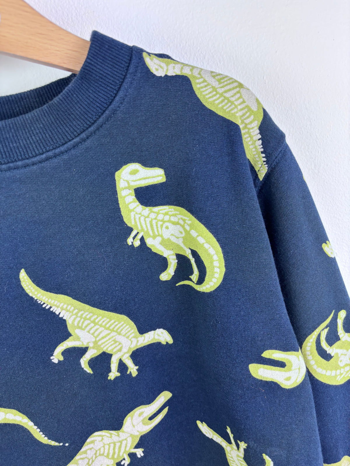 John Lewis Dinosaur Sweatshirt 6 Years-Jumpers-Second Snuggle Preloved
