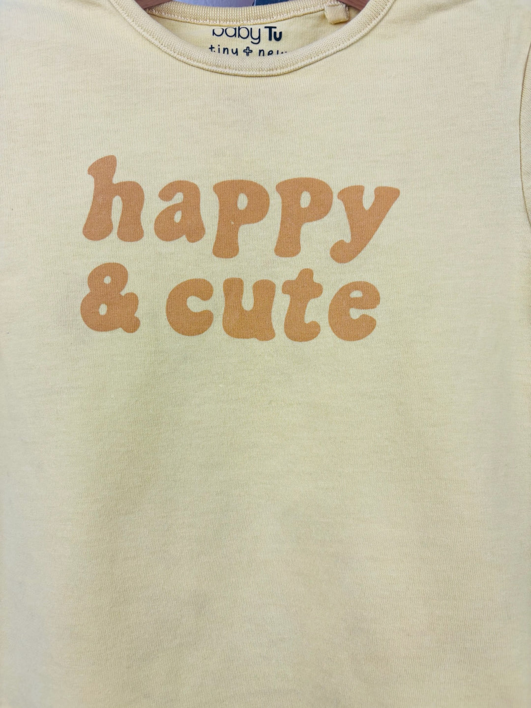 Tu Yellow Happy & Cute Shorts Set 12-18 Months