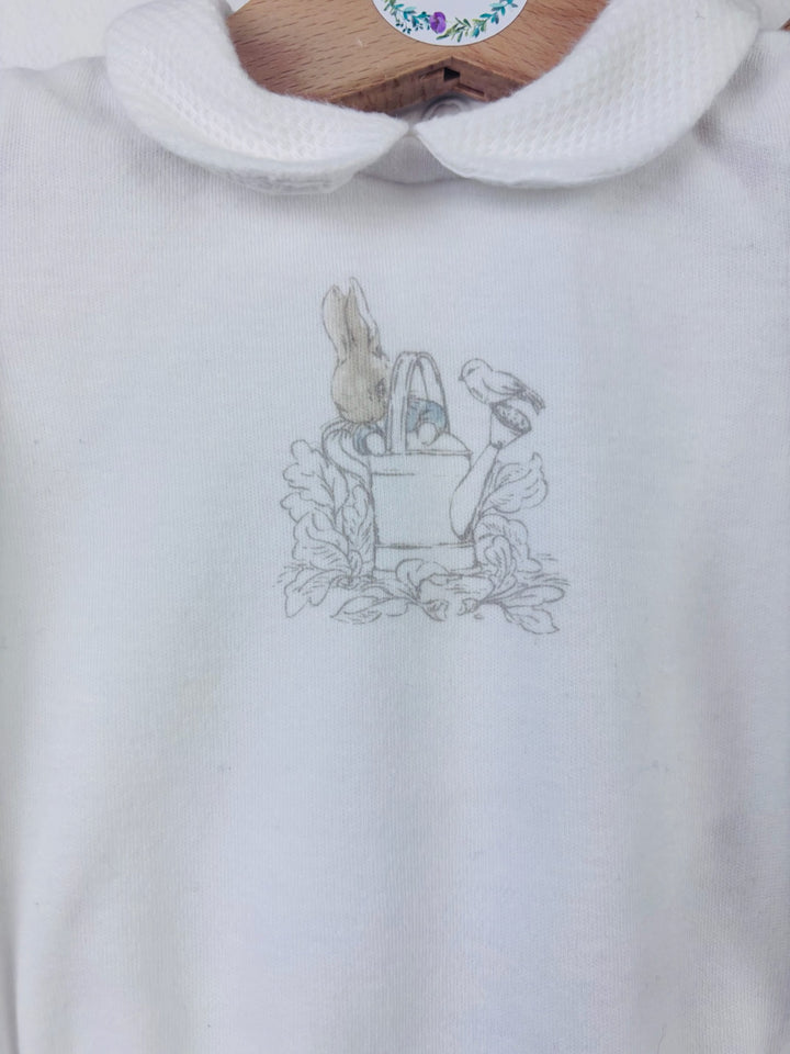 Mothercare Peter Rabbit Sleepsuit and Bodysuit Tiny Baby