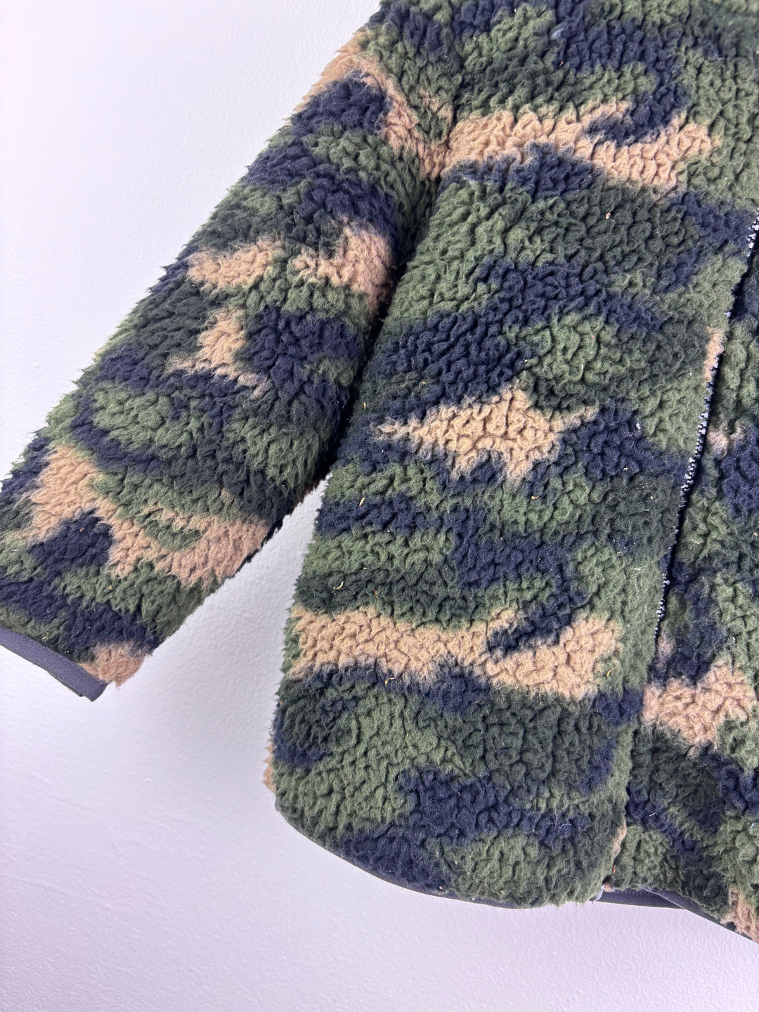 Next Camo Borg Jacket 3 Years-Jackets-Second Snuggle Preloved